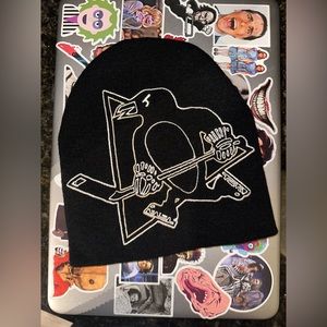 Pittsburg penguins hockey beanie